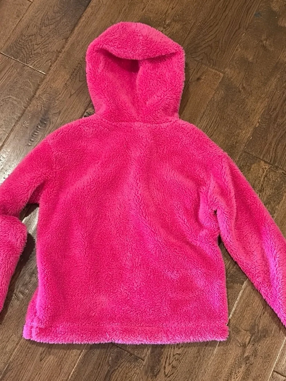 Girls Pink Fluffy Jacket